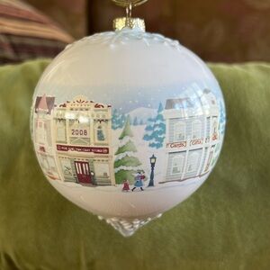 Hallmark 2008 Porcelain Houses on Main Street Ornament - No Box